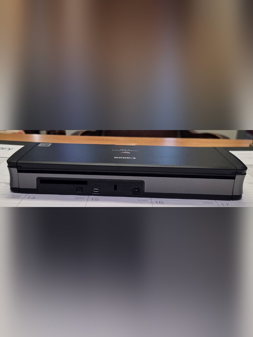 Canon Black Portable Document Scanner with Matching Black Cables - Picture 4 of 13